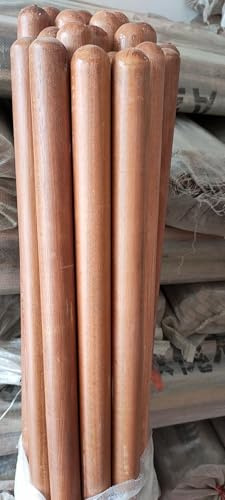 Rastrillo de hormigón de Acero, rastrillo Multiusos, rastrillo para Cemento de Obra, rastrillo Plano para Cenizas, rastrillo para Quitar Nieve y secar Granos, sin Gancho (1.4m Mango de Madera)