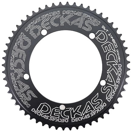 TANGSIYANG Kettenblatt 144BCD Rundes Kettenblatt Fixed Gear Fahrrad 44 46 48 50 52 54 56 56T Kettenblatt 144 Bcd Zahn 1/2 * 1/8