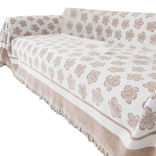 Chenilles - Coperta per divano, confortevole, imbottita, in peluche, antiscivolo, in pelle, copertura per asciugamano