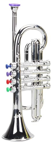 Trompetenhorn – 13,78 Zoll Blasinstrument Für Kinder | ABS-Musikspielzeug Für Vorschulkinder – Einsteiger-Trompete Für Kleinkinder Und Kinder Entwickelt Klanglernfähigkeiten, Ideal Zum Spielen Und Ler