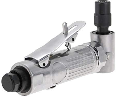 Akozon Amoladora Neumática Industrial ángulo Recto de 90 Grados Pulido 2000 rpm 1/4 con 6 mm 3 mm