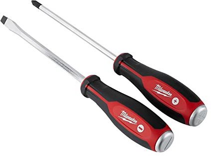 Milwaukee Set di 2 cacciaviti magnetici nero rosso 4932471872