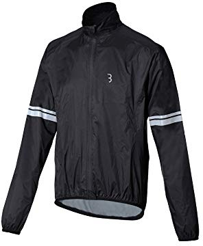 BBB Cycling Unisex-Adult StormShield 2.0 Jacket Radlerjacke Fahrrad Regenjacke | Winddicht Wasserabweisend Wasserdicht Herren und Damen Herbst Winter | MTB Urban Rennrad | XXXL BBW-481, Schwarz