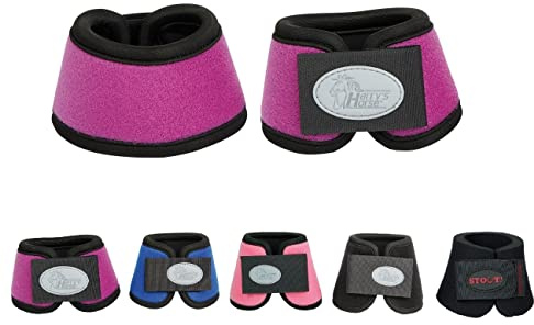 NETPROSHOP 1 Paar Hufglocken Neopren Springglocken für die Kleinsten Mini Shetty und Shetty, Groesse:Shetty, Farbe:Violett