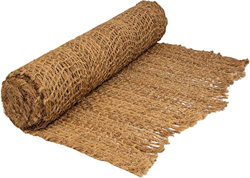 Floordirekt Tapis de remblai Nature - Protection contre l'érosion pour les travaux de jardinage - Jusqu'à 20 m - Filet de remblai - Sécurité anti-pente - Fibres naturelles en coco - Résistant aux