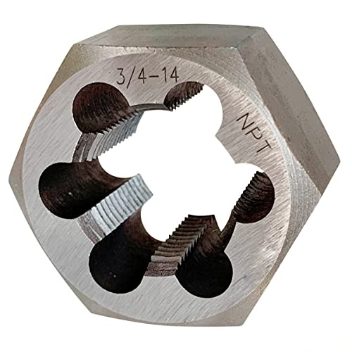 NPT Rohr-Sechskant-Schneideisen aus Karton, Stahl, 1,9 cm (3/4 Zoll) 14