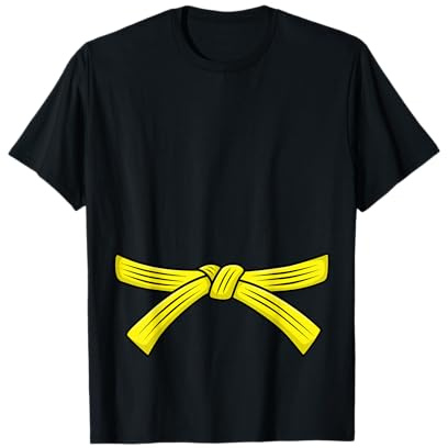 Judo belt yellow belt Judo 5th Kyu Obi, Jiu-Jitsu, Aikido T-Shirt