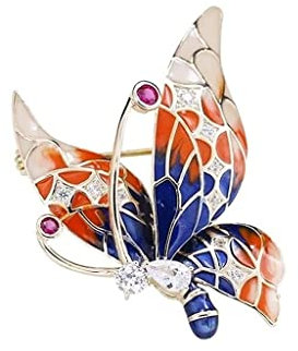C H SZ CC Brosche Broschennadeln Niedliche Modische Schmetterlings-Broschennadeln, Elegante Kleine Broschen Für Anzüge/Schals/Hüte, Modeschmuck-Dekorationen Broschen