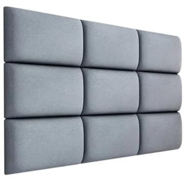 Bettkopfteil Wandkissen Kopfende Kopfteil Betthaupt Wandpolster 60x30 cm GRAU, 123