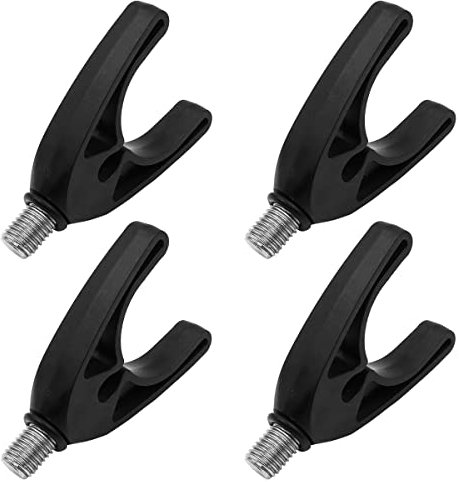 Hsthe Sea 4 Stück Angelrutenauflagen Rutenauflagen M3/8 Butt Grip Rutenauflage,U förmiger Angelrutenhalter für Alle Rutenhalter Rod Pod und Bank Stick