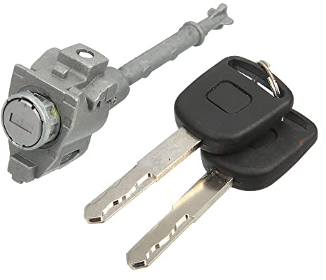 X AUTOHAUX Front Door Lock Cylinder w/2 Keys for Honda Accord 2013-2017