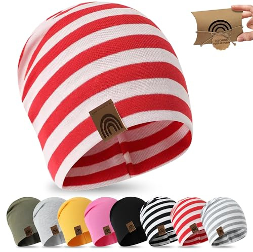 Dünne Mütze Kinder 48–52 cm – Beanie, ca. 6 Monate bis 3 Jahre | Dünne Kinder-Beanie für 48–52 cm Kopfumfang – ca. 6 Monate bis 3 Jahre nur als Orientierung