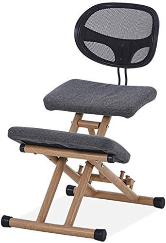 ZENFEKU Kniender Hocker Kind Lernen Sitzen Haltung Korrektur Stuhl Ergonomischer Kniender Sitzen Heben Computer Stuhl Verstellbarer Sitz Kreative Kind Lernen Hocker