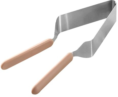 Fabixoin Tortenschneider Kuchenheber, Kuchenklammerschneider, Dreieck-Backkuchenschneider, Edelstahl Kuchenklemme Verstellbarer, Tortenteiler Mit Doppelgriff, Kuchenschneider Tortenheber