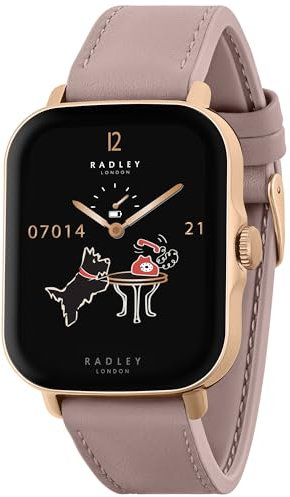 RADLEY Series 20 Womens Smart Calling Watch with Pink Leather Strap RYS20-2164