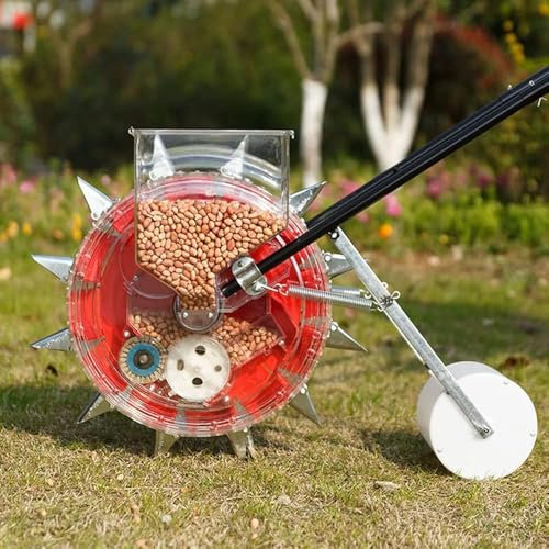 GYDUHYE Manual Seeder Handheld Seeding Machine, Multi-Function Precision Planter Garden Agricultural Seeds Dispenser, for Corn Cotton Soybean Peanut