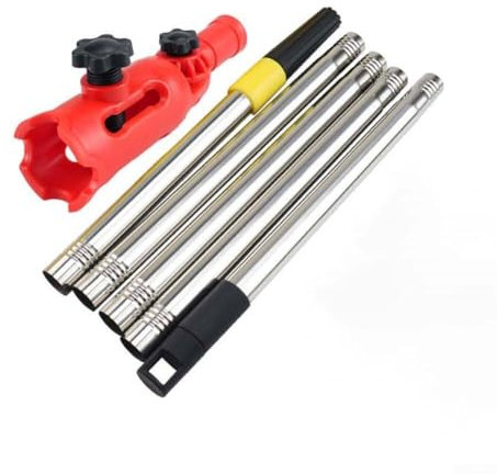 YUANGANG Paint Brush Extender Roller Extension Pole Clamping Tool Telescopic Rod Telescoping Extension Poles With Rotatable Handle For Ceiling Painting(1.4m set)