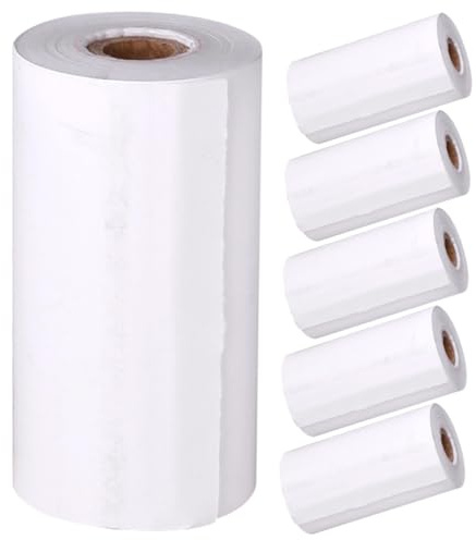 Thermodruckerpapier Weißes Papier 6 Rollen für Sofortbildkameras | Druckerpapier, Zubehör für Kinder und Sofortbildkamera, 6 Rollen, Thermotransfer Technik