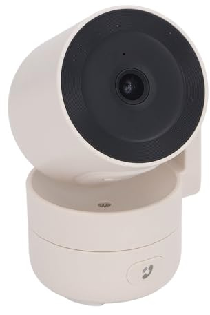 SEAFRONT 2,4 G, Caméra de sécurité WiFi à 360 Degrés, Déclenchement de la Caméra à la Maison Intelligente 5V, avec Mode privé, Application Moes pour la