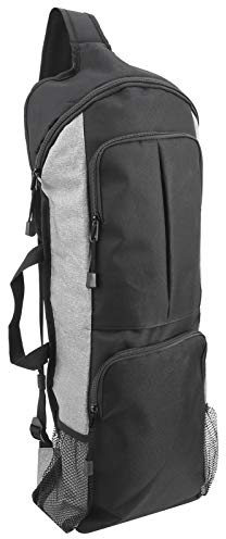 Multifunktions-Yogamatten-Tasche, Fitnessstudio-Rucksack, große Kapazität, Yoga-Tasche, Gepäck-Rucksack, Träger, Dunkelgrau, für Damen und Herren