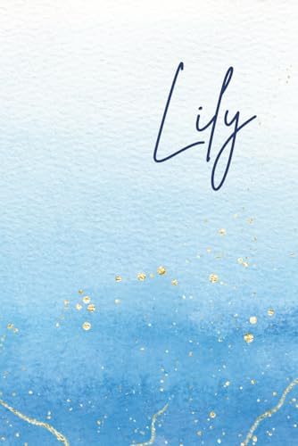 LILY DIARY: Personalized Notebook With Name For LILY, Birthday Gift For Girls and Women, Ruled Notebook, Lined Journal, 120 pages