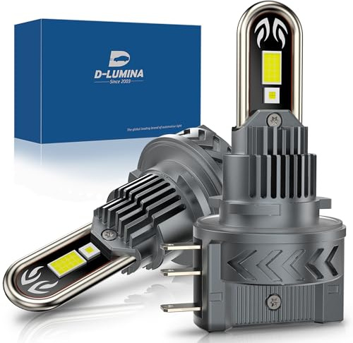 D-Lumina H15 Bombilla LED Canbus, 110W 12000LM 6000K | Luces de Circulación Diurna y de Carretera Superbrillantes, Equipada con Un Sistema de Refrigeración Avanzado, 2 unidades