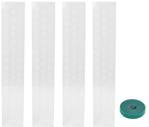 Soporte para Plantas trepadoras con Poste de Musgo, plástico, apilable, diseño en Forma de D para Plantas en macetas de Interior y Exterior, Monstera, pequeño, Mediano, 17 (4 Uds.)