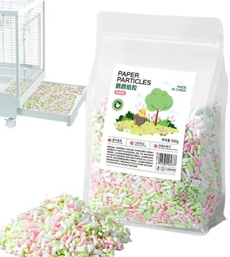 Generico Litter for Cage for – Paper Litter Cage for Natural Hamsters Small Animals Paper Supplies for Parrots 300 g, Soft Wood Chips