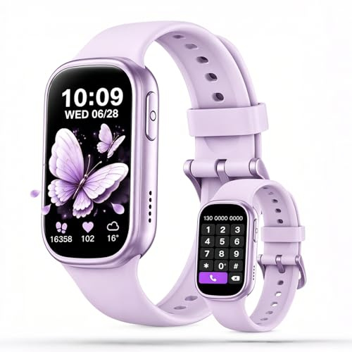 Smart Watch for Women Men, 1.47 Inch Fitness Tracker Step Counter Sleep | Sleep Monitor, Sports Watch, Ladies Smart Watch with Call Function, Compatible with Android and iOS