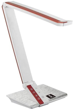 Aigostar 178673 - Stufenlos dimmbare LED Tischleuchte 10W, rot, Farbtemperatur in mehreren Modi einstellbar