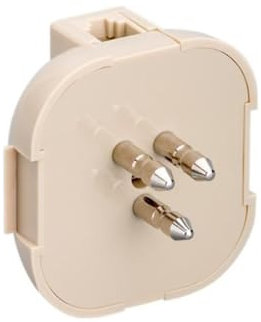 Adattatore spina unificata a 3 poli per rete telefonica 3 pezzi