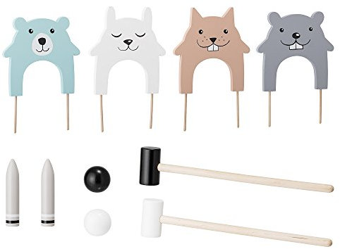 Bloomingville Spielzeug-Set Croquet, Mehrfarbig