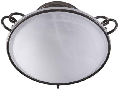 Lindby Deckenlampe Rando (Landhaus, Vintage Rustikal) in Alu aus Metall (3 flammig E27) - Deckenleuchte Lampe Wohnzimmerleuchte