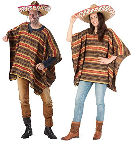 KarnevalsTeufel Poncho El Sancho Mexikaner Fasching Karneval