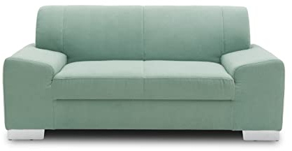 DOMO. collection Sofa Alisson, 2er Couch, 2 Sitzer, 2er Garnitur, Polstergarnitur 164 x 83 x 75 cm (BxTxH), in mint