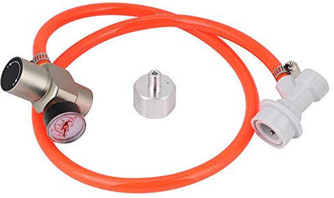 Cikonielf Mini Gas Regulator Keg Adapter Hose Pressure Gauge Charger Kit Practical Tr21X4 Co2 Tank Beer Soda Maker Accessories