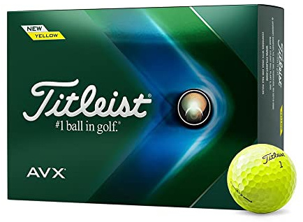 Titleist AVX Golfbälle für Erwachsene, Unisex, Gelb, Einheitsgröße