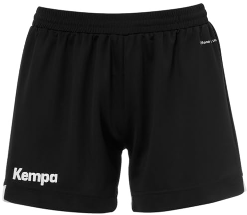 Kempa 200362301-Klassische Shorts Schwarz/Weiß L