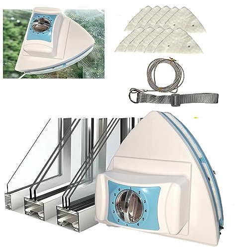 Hooha Pulitore magnetico per finestre con 6 marce, con lavavetri per finestre da 8 a 40 mm e ispessimento semplice/doppio/triplo vetro