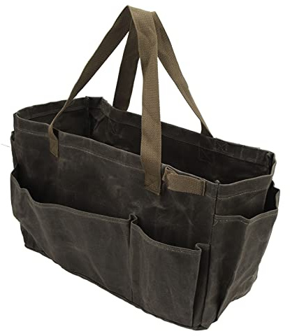 Borsa per Attrezzi da Giardino, Borsa per Attrezzi in Tela Grande Impermeabile Organizzatore di Attrezzi da Giardino Organizzatore di Borse da Giardinaggio Borsa Porta Attrezzi