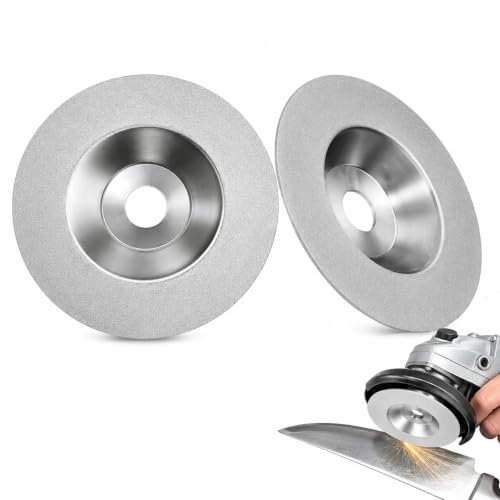 Healeved Disques Diamant Affûtage 2 Pièces Grain 400 1000 Pour Meuleuse