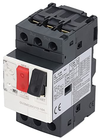Disjoncteur De Moteur, Bouton De Démarrage De Moteur Manuel, Démarreur De Moteur Magnétique Thermique Manuel Triphasé Pour Ascenseurs Et Pompes(GV2-ME20C 13-18A)