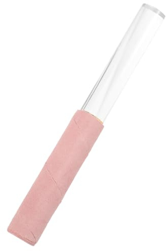 BESTonZON Accessoire pour bol chantant - Outil d'enfoncement - Musique relaxante - Bol chantant en acrylique - Maillet en cristal acrylique - Rose