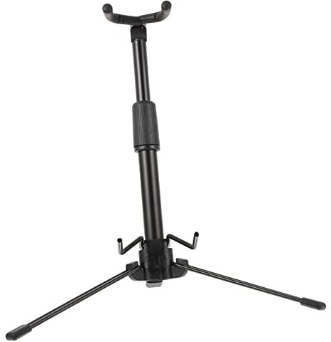 OFFSCH Faltbarer Blasinstrumentenständer Aus Solidem Höhenverstellbarer Halter Für Aerophone Und Andere Blasinstrumente Robuster Windinstrumentenständer Für Musiker