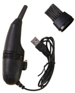 Quystetes Aspirateur D'Ordinateur, Aspirateur de Clavier, Mini Aspirateur USB, Aspirateur de Machine à Coudre, Noir