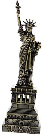 Cabilock Freiheitsstatue Aus Metall Amerikanische Deko-Statue Metallornament Miniatur Statue Für Party-deko Geschenkidee Für Freunde Und Familie