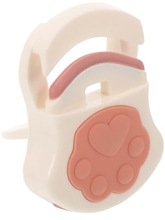 HAPINARY Rizador De Pestañas De Gato Mini Portátil 1 Unidad Tamaño Compacto Silicona y Policarbonato Para Mujer y Ojos Asiáticos Uso Diario Viaje
