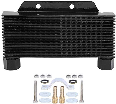 Universal Motorcycle Engine Oil Cooler Radiator Cooling Accessories Power Increase Suitable for 125‑250CC ATV Dirt Bike