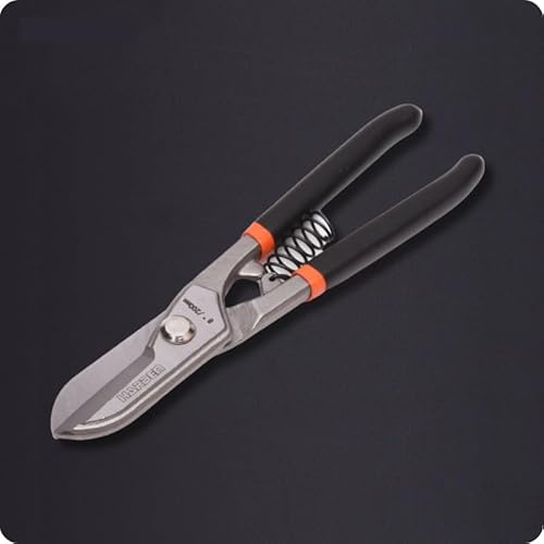 Professional Tin Snips, 200mm, Drop Forged Carbon Steel, Cuts up to 1.2mm Iron Sheet and 0.7mm Stainless Steel