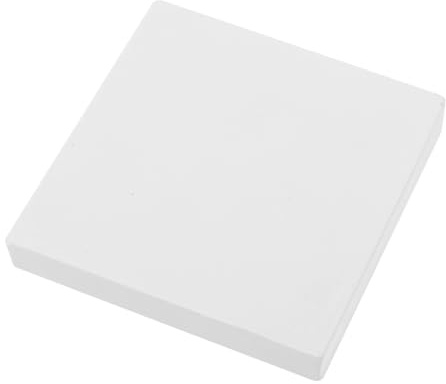 Gogogmee Bate de Torno de Alfarero de Yeso Blanco Superficie Lisa y Forma Redondeada para Arte Cerámico y Manualidades Portátiles